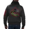 Vancouver Canucks Black Varsity Jacket 1