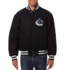 Vancouver Canucks One Color Varsity Jacket