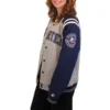 Vancouver Canucks Vintage Rib Knitted Fleece Jacket 2