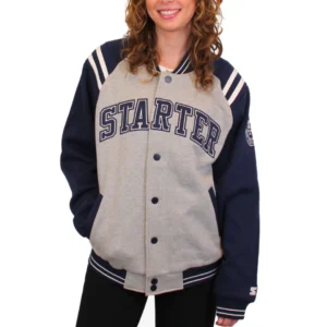 Vancouver Canucks Vintage Rib Knitted Fleece Jacket