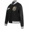 Vegas Golden Knights Women’s Black Varsity Jacket 2