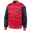 Washington Capitals Enforcer Red Varsity Jacket
