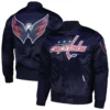 Washington Capitals Navy Blue Varsity Jacket 2
