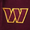 Washington Commanders Classic Logo Full-Zip Burgundy & White Varsity Jacket 2