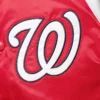 Washington Nationals Reliever Full-Snap Satin Varsity Jacket 2