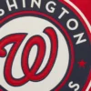 Washington Nationals Two Tone Handcrafted Logo Wool Varsity Jacket – RedGray 2