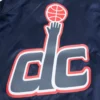 Washington Wizards Big Logo Navy Blue Varsity Jacket 7