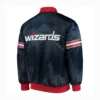 Washington Wizards Midfield Navy Blue Varsity Jacket 1