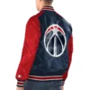 Washington Wizards Renegade Navy Blue Varsity Jacket 1