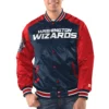 Washington Wizards Renegade Navy Blue Varsity Jacket