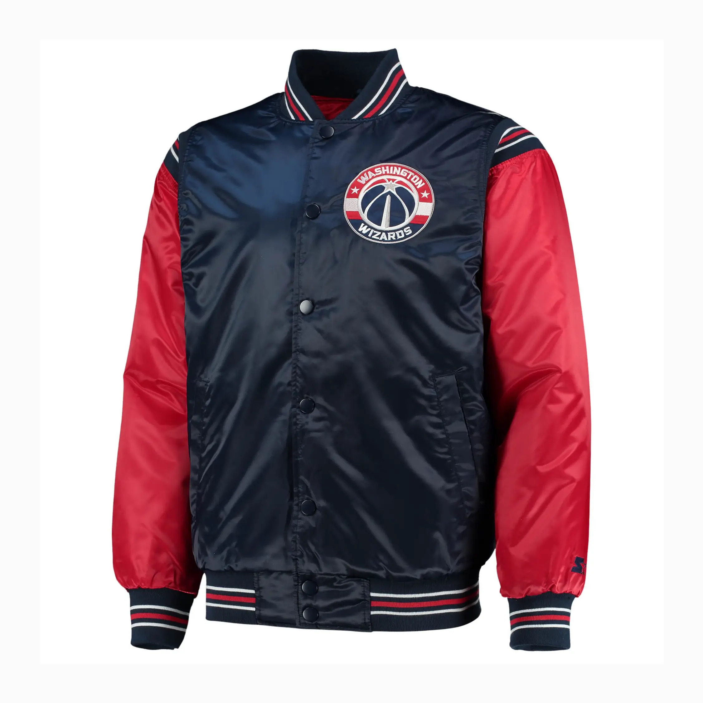 Washington Wizards The Enforcer Navy Blue Varsity Jacket