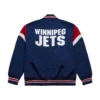 Winnipeg Jets Cooperstown Heavyweight Ribbed Knitted Jacket 1