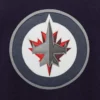 Winnipeg Jets Two Tone Navy Wool Varsity Jacket 2