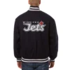 Winnipeg Jets black Wool Varsity Jacket 1