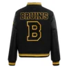 Women’s Boston Bruins Retro Classic Black Jacket 1
