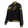 Women’s Boston Bruins Retro Classic Black Jacket 2
