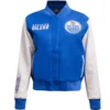 Women’s Edmonton Oilers Classic Royal Blue Varsity Jacket