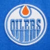 Women’s Edmonton Oilers Classic Royal Blue Varsity Jacket 4