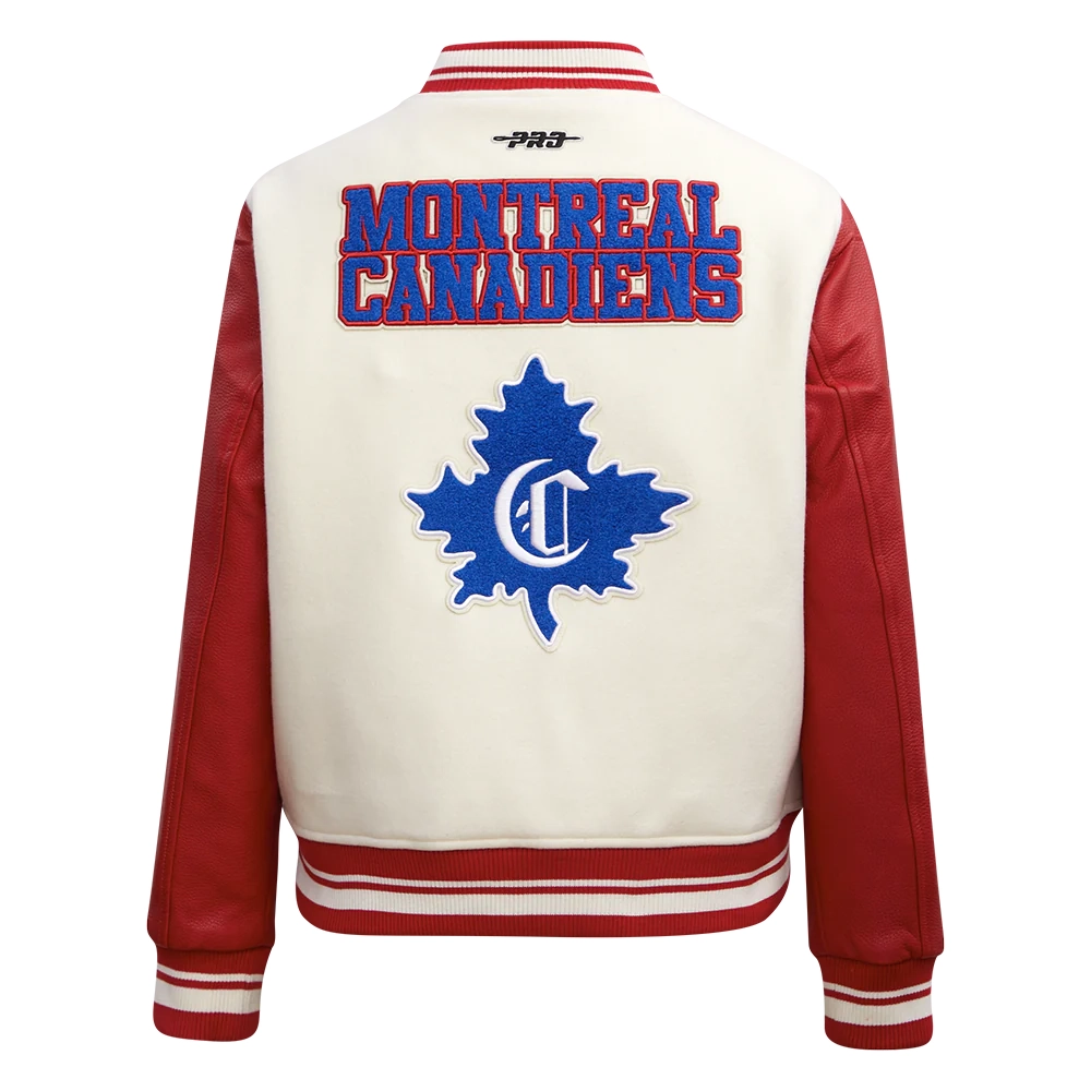 Women’s Montreal Canadiens Retro Classic Wool Varsity Jacket 1