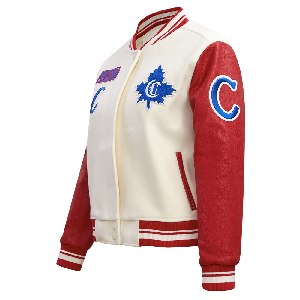 Women’s Montreal Canadiens Retro Classic Wool Varsity Jacket 2
