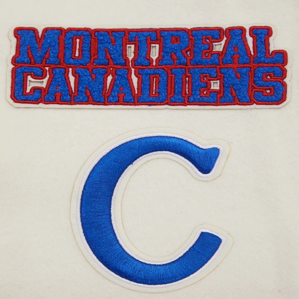 Women’s Montreal Canadiens Retro Classic Wool Varsity Jacket 4