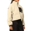 Women's Off White Stussy Eight Ball Sherpa Reversible Jacket