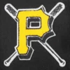 Women's Pittsburgh Pirates Mashup Black Varsity Jacket