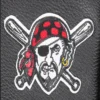 Women's Pittsburgh Pirates Mashup Black Varsity Jacket with Leather Sleeves