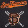 Women’s San Francisco Giants Mashup Wool & Leather Varsity Jacket 6