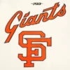 Women’s San Francisco Giants Retro Classic White & Black Varsity Jacket 6
