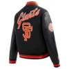 Women’s San Francisco Giants Retro Classic Wool & Leather Varsity Jacket 1