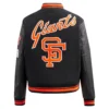 Women’s San Francisco Giants Retro Classic Wool & Leather Varsity Jacket 3