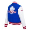 Women's Texas Rangers Retro Blue Varsity Jacket