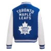 Women’s Toronto Maple Leafs Retro Classic Wool Varsity Jacket 1