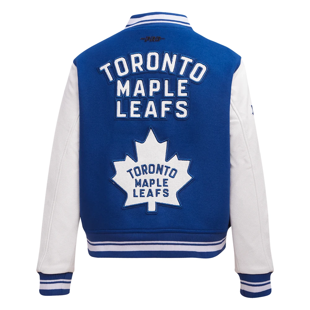 Women’s Toronto Maple Leafs Retro Classic Wool Varsity Jacket 1