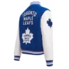 Women’s Toronto Maple Leafs Retro Classic Wool Varsity Jacket 3