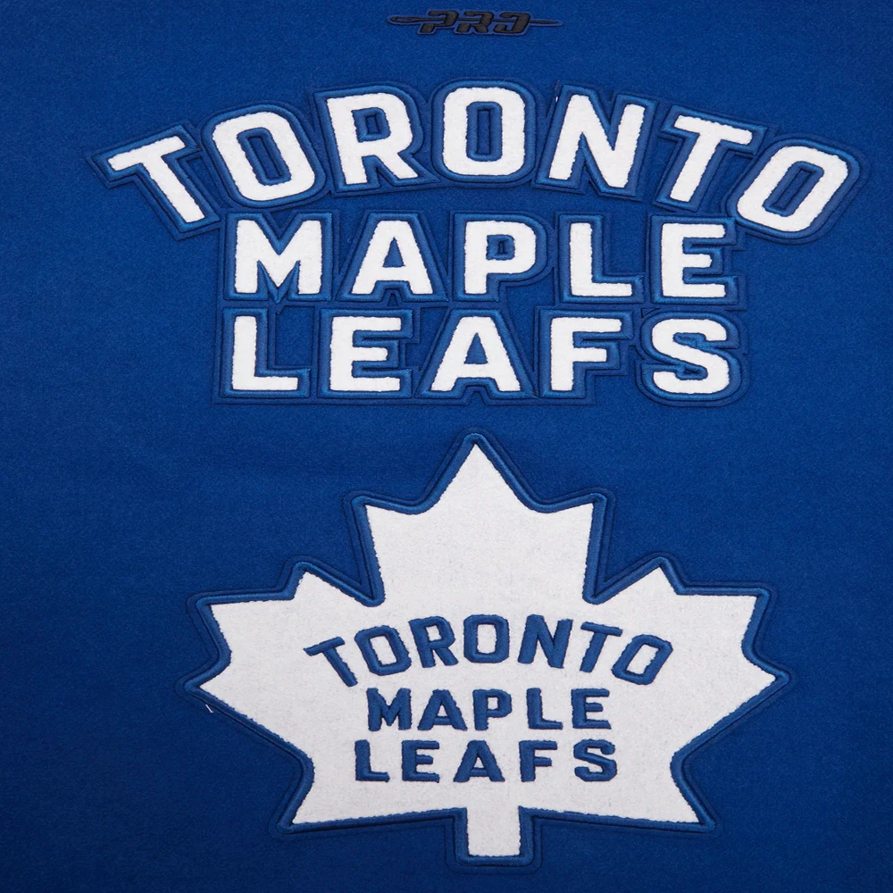 Women’s Toronto Maple Leafs Retro Classic Wool Varsity Jacket 4