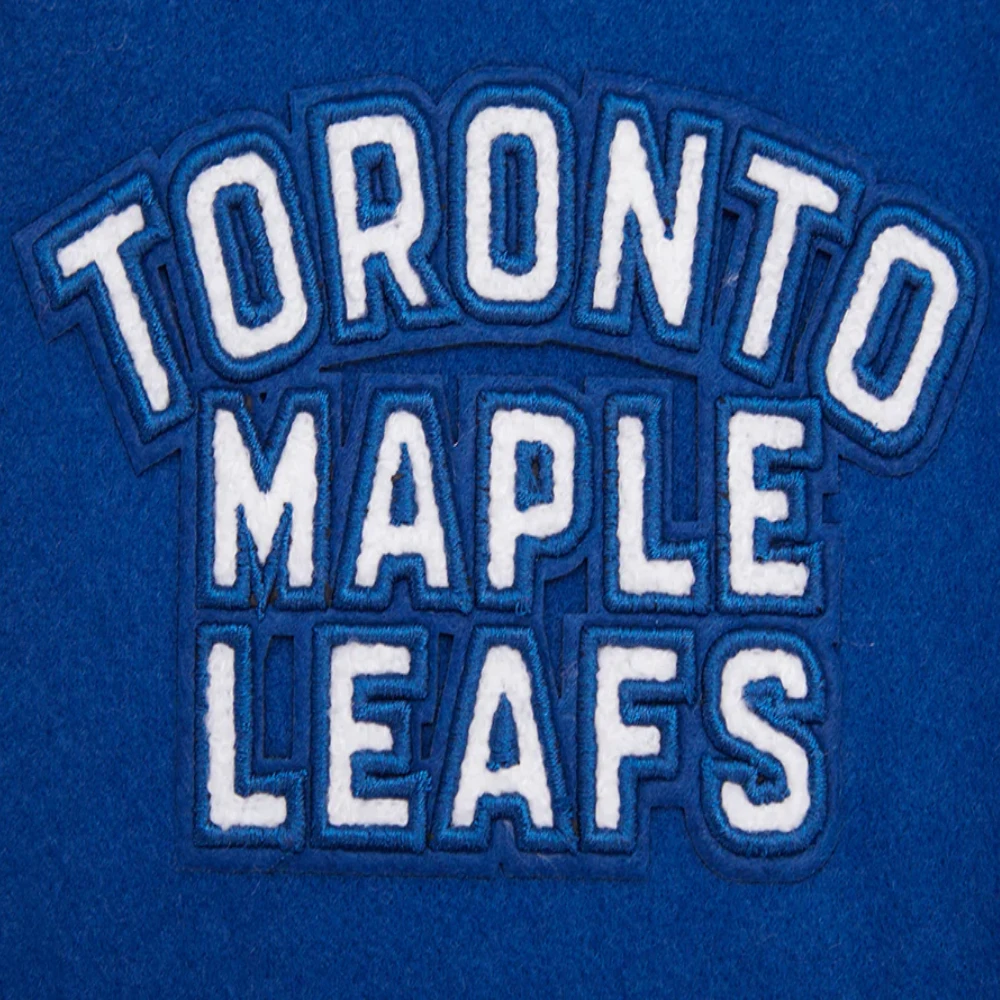 Women’s Toronto Maple Leafs Retro Classic Wool Varsity Jacket 5