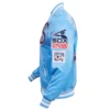 hicago White Sox Retro Classic Satin Varsity Blue Jacket 4