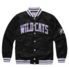 kansas State Wildcats Bomber Varsity Jacket Black
